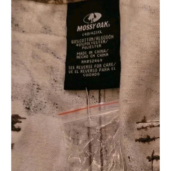 Mossy Oak Mens Camouflage Cargo Hunting Pants XL 40-42 NWOT Streetwear - Picture 2 of 3